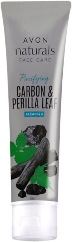 Avon Naturals Purifying Carbon & Perilla Leaf Cleanser | For Deep Cleansing | Mild & Gentle Formula Face Wash | 100g