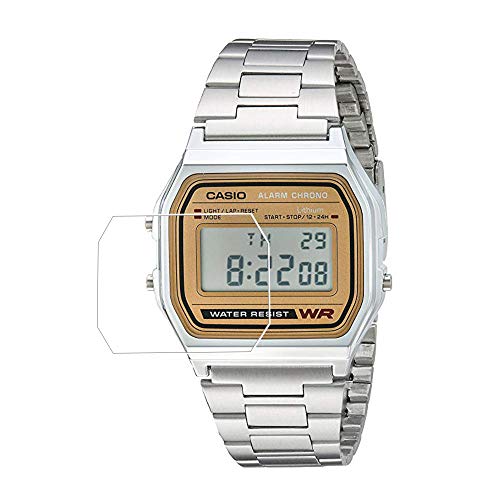 Zshion Lot de 3 films de protection d'écran pour Casio A159/A158, ultra-minces, anti-explosion, anti-rayures et couverture complète