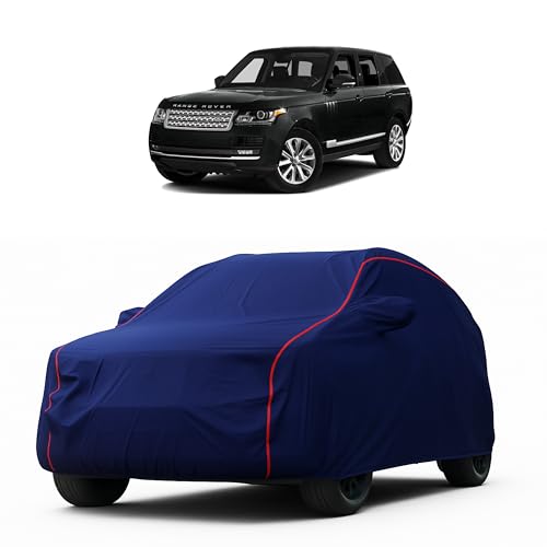 Image of Heavy-Duty Car Cover for Compatible with Land Rover Range Rover (2009 to 2025 All Models) Deluxe Car Protection Cover - Waterproof & UV-Resistant All-Season Exterior Protection