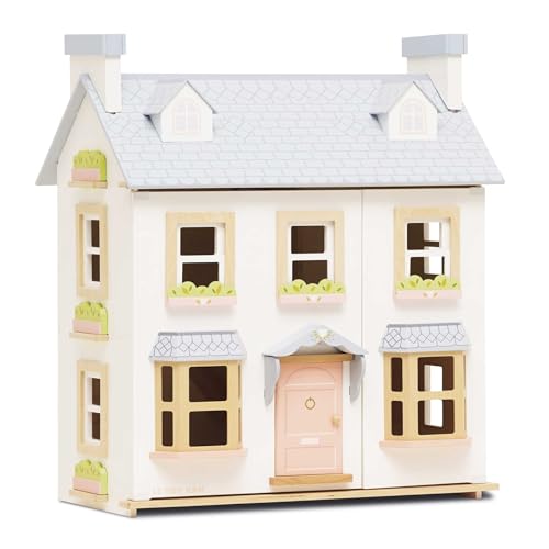 Le Toy Van Mayberry Manor 3 Storey Doll House | Sustainable Wooden Dollshouse Toy For Ages 3 FSC Certified Wood 100% Plastic Free product thumbnail 8