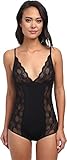 Calvin Klein Women's Delicate Fashion Bodysuit, Black, X-Small/Small