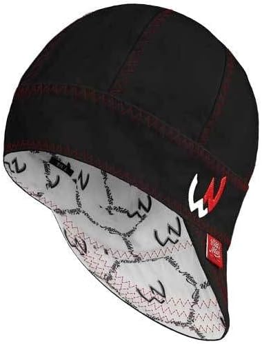 Welder Nation 8 Panel 10 oz Welding Premium Cap 100% Cotton Interior & Duck Canvas Exterior - Protective Durable Heavy-Duty, The O.g. (Black), 7 3/8 - 1