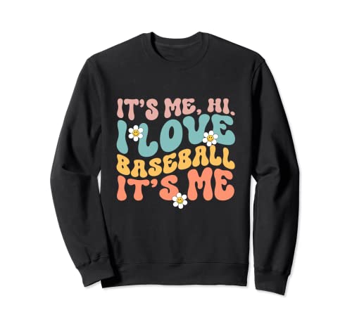 Funny Baseball Mom Tee Women Girls Love Baseball Sudadera