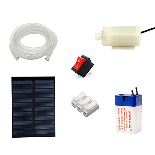 Image of Electronic Spices Diy Mini Solar Rechargeable Tubewell Kit With Video Tutorial & User Manual Water Pump Kit