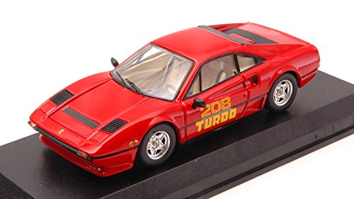 FERRARI 208 GTB TURBO 1980 RED 1:43 - Best Model - Auto Stradali - Die Cast - Modellino