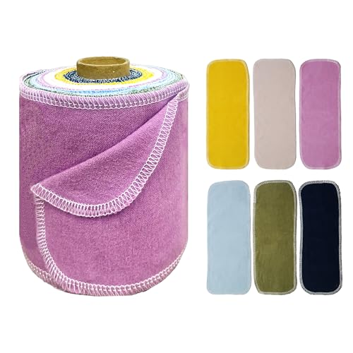 BreodyEco Papel higiênico reutilizável - 30 peças de toalhas de b...