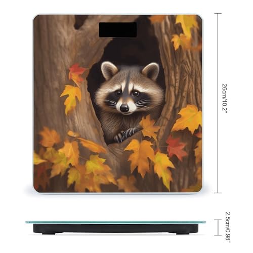 Báscula digital para baño Raccoon 180kg LZQPOEAS miniatura 2