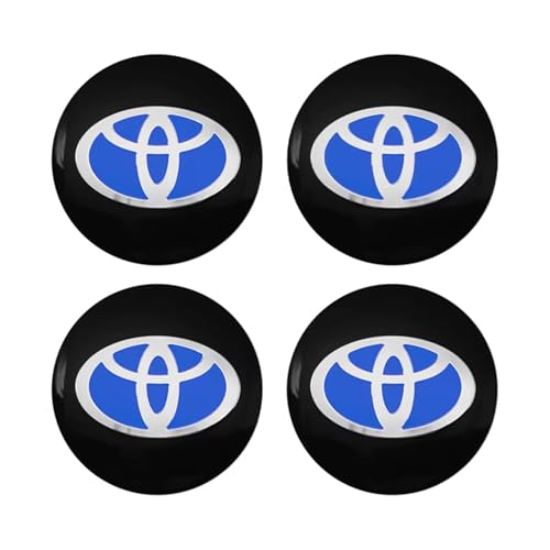 56mm zC[XebJ[ Z^[Lb g^ J[ Chr RAV4 X nCbNX vEX AxVX J p 4Zbg ԗp zC[fJ[ h ό hXAbv ANZT[ p,Black Blue [sA