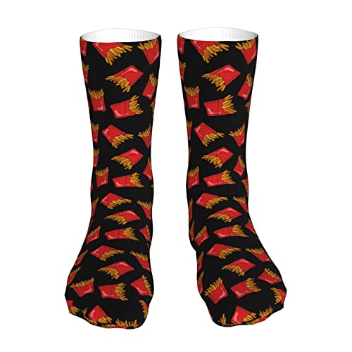 Men Women French Fry Socks Classics Personalized Socks Crew Stockings