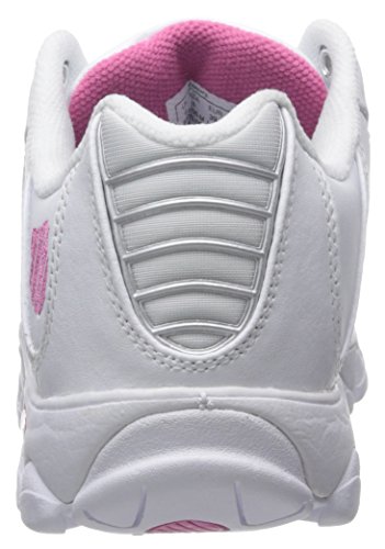 K-Swiss Women's St329 Cmf Sneaker, White/Shocking Pink, 8.5 M #TOP2