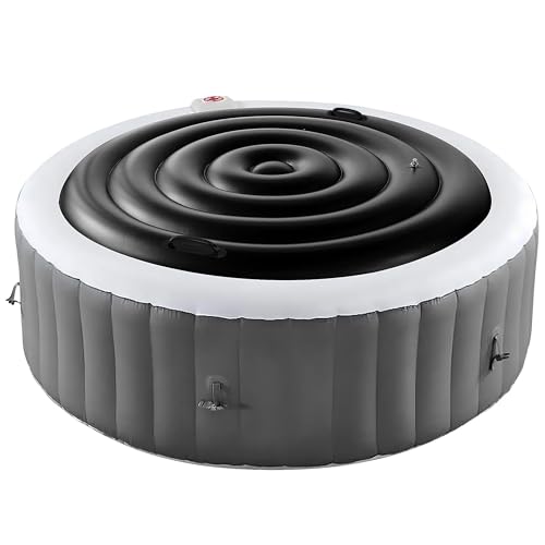 Tlswshsy Inflatable Hot Tub Cover (4.5 ft Black)