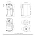 5 Packs LX-16A Serial Bus Servo with Servo Controller & Debug Board, Dual Bearing Full Metal Gear Steering Servo for RC Robot DIY, High Torque Servo 17KG.CM 6V - 19.5KG.CM 7.4V, Control Angle 240°