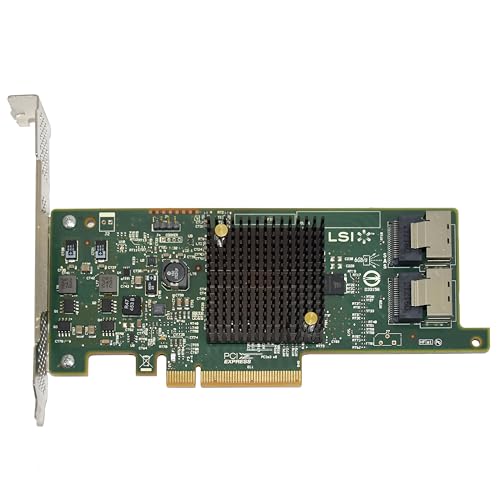 LSI Logic Controller Card H5-25412-00 SAS 9207-8i 8Port Internal SAS/SATA 6Gb/s PCI Express Single Electronic Consumer Electronics