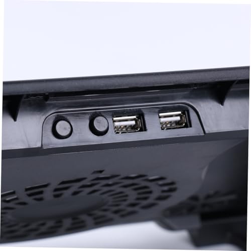 Base para laptop con 5 ventiladores y puerto USB miniatura 4