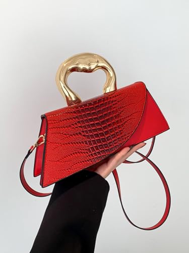 Women's Crocodile Pattern Designer Luxury Bags Clutch Purse Bag Crossbody Shoulder Handbags2