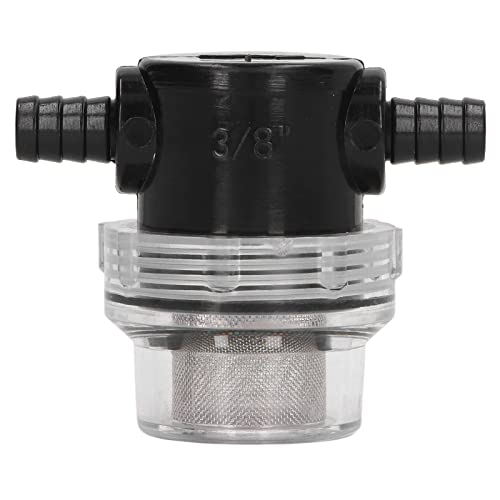 3/8 Zoll 1/2 Zoll Pumpenfilter DC 12 V Pumpenfilter, Wasserpumpenfilter in Line Stainer Barb ABS 3/8 Zoll 1/2 Zoll Ausgang Für DC 12 V 80 PSI Pumpen