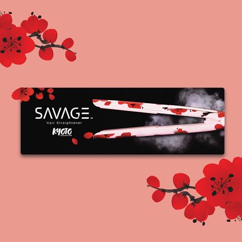 Plancha para cabello Savage con placas de cerámica 1 pulg miniatura 7