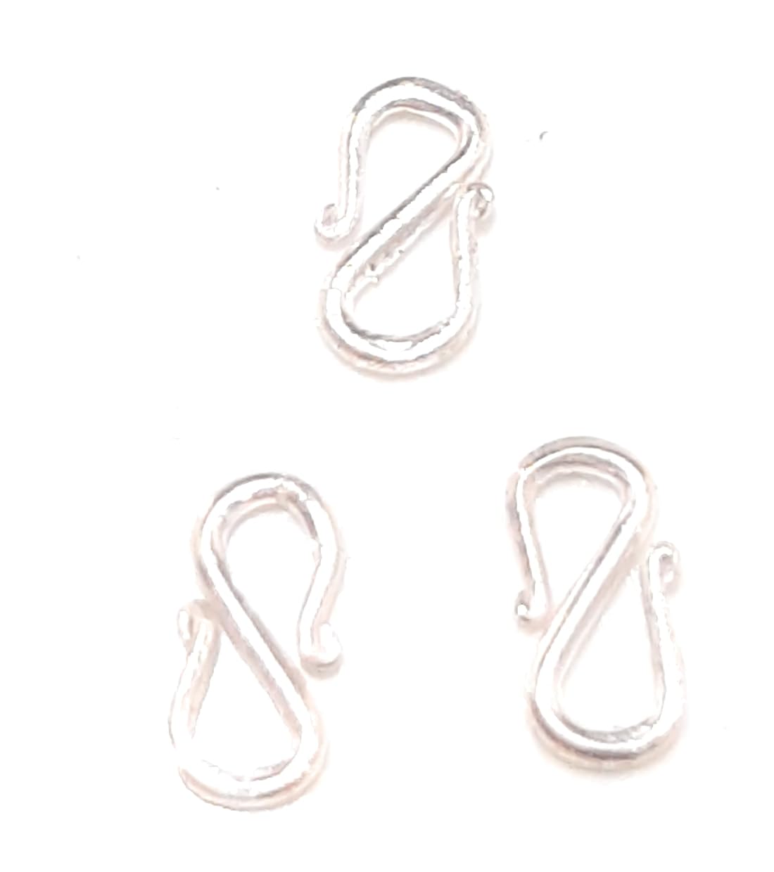 jc Silver 3pcs Sterling Silver S Hooks Clasp 1.5mm for Bracelet Necklace Anklet Charm Jewelry USE for anklets, Beads Bracelet Light wieght Chains (B0CBPT2GRX) Amazon Price History, Amazon Price Tracker