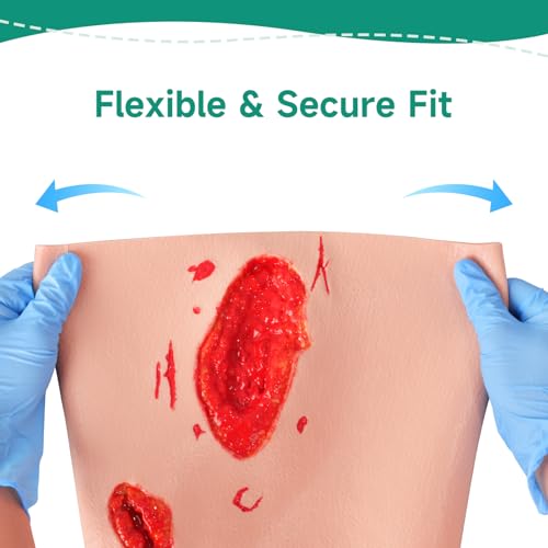 Image of Thigh Laceration Wound Packing Trainer for Hemostasis Practice | Wearable Wound Simulator, Realistic First Aid & Emergency Response Demonstration