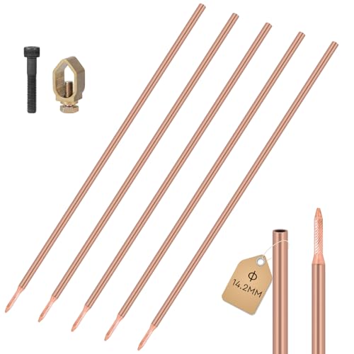 Tiges de sol pour maison et jardin EFUTURETIME kit de mise à la terre