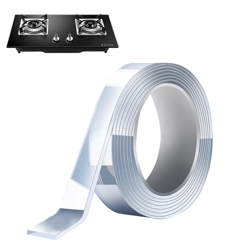 Nastro a doppia faccia - Strisce adesive da parete robuste | Montaggio ad alto percorso di utensili appiccicosi Riutilizzabile, trasparente riutilizzabile impermeabile forte per il tappeto im