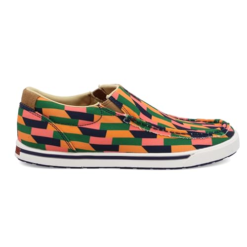 Image of Twisted X Women's Slip-On Kicks, Moc Toe, Midnight Blue Multi, 8.5 M