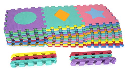 Prosource K-1005-SHAPE-36 Kids Foam Puzzle Floor Play Mat thumb #3