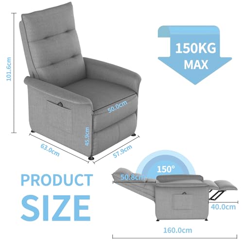 Fauteuil relax électrique de bureau inclinable et confortable