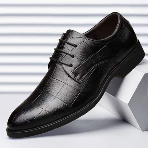 Men's Patchwork Multicolor Oxfords Shoes,Fashion Lace Up Leather Low Heels Dress Shoes Toe Dress Shoes Casual Formal Office Work Shoes Luxury Oxford Shoes for Men4