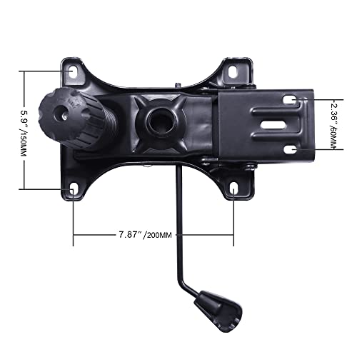 Yoogu Office Chair Swivel Tilt Control Seat Mechanism Replacement Base Heavy Duty 500Lbs For Executive Desk And Gaming Chairs Mounting Hole Dimension 200Mm×150Mm #TOP1