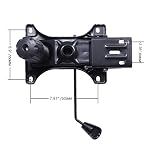 yaaqoo Office Chair Swivel Tilt Control Seat Mechanism Replacement Base Heavy Duty 500Lbs for Executive Desk and Gaming Chairs Mounting Hole Dimension 200MM×150MM - Image 2
