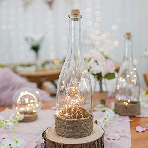 Festive Lights Bottiglia decorativa luminosa in