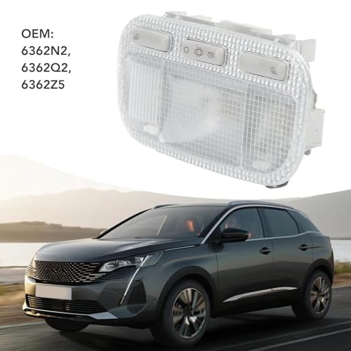 Luz interior delantera coche para solucionar fallos de iluminación en 308 5