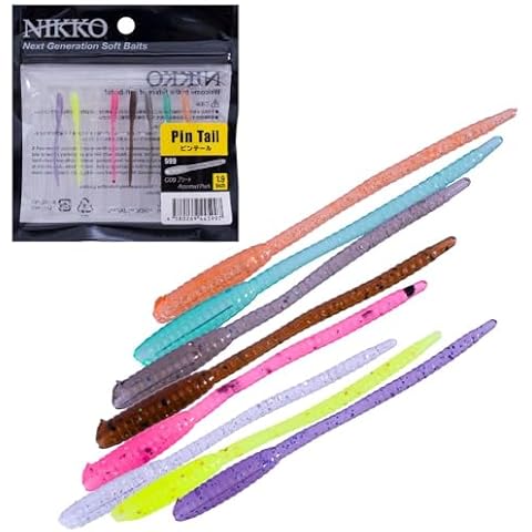 Nikko Pin Tail Worm 1.9, Assorted Pack Cover