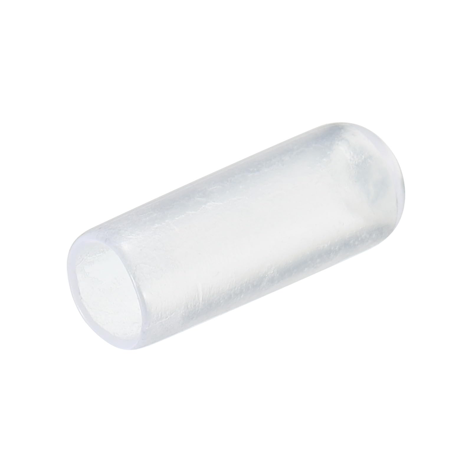 uxcell 200pcs Rubber End Caps 6mm(1/4") ID Vinyl PVC Round End Cap Cover Screw Thread Protectors Clear