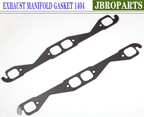Image of 1404 Exhaust Manifold Gasket Set Fit for Small Block Chevrolet 283 305 307 327 350 400 Engines