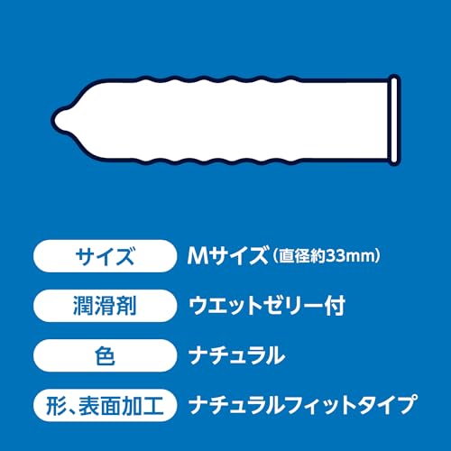 by amazon 天然ゴムラテックス製 コンドーム ナチュラルフィットタイプ Mサイズ 56個入 - 画像6