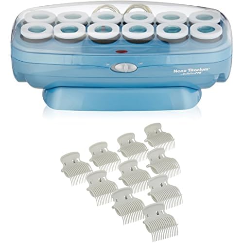 Babylisspro Nano Titanium Professional 12 Count Jumbo Hot Rollers And 10 Clips Bundles cover