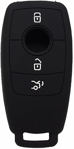 Miniatura 8 de Silicone Key Fob Cover Remote Case for Mercedes-Benz A C E Class E200L E300L E320 Vision Van M GL R CLK (Blue)