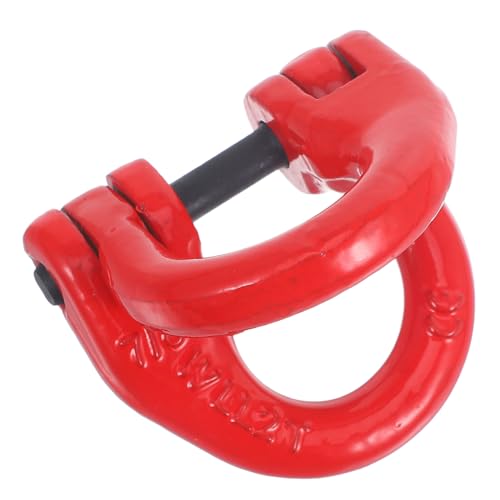 SOLUSTRE Eslabón De Cadena De Acero Aleado Para Elevación Doble Anilla, Capacidad 2 Toneladas, Conector De Enlace Seguro Para Eslingas De Carga Construcción y Transporte