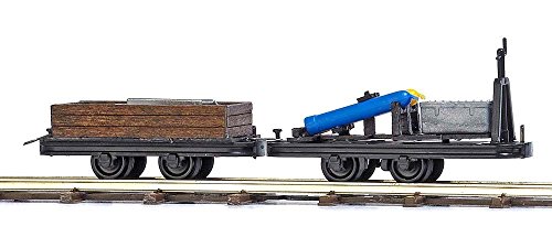 Wagons Busch 12217 avec Attelages Réalistes pour Réseau Feldbahn