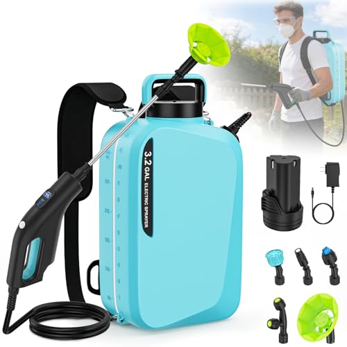 Battery Powered Backpack Sprayer, 12V Electric Pump Sprayer
