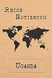 Reise Notizbuch Uganda: 6x9 Reise Journal I Tagebuch mit Checklisten zum Ausfüllen I Perfektes Geschenk für den Trip nach Uganda für jeden Reisenden - Uganda Publishing 