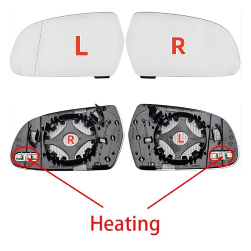 Rétroviseurs latéraux voiture lentille rétroviseur Audi A4 2013-2016 8K0857536F