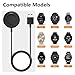 Charger Compatible for Garmin Fenix 8, Fenix 7/7S/7X, Fenix 6/6S/6X, Fenix 5/5S/5X Charger Charging Stand,Charging Dock Station Cradle Holder with 1m USB Cable for Garmin Vivoactive 6/5/4/3 Smartwatch