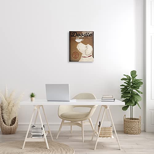 Image of Vintage Coffee Dog Diner Sign, 16 x 20 Inch Canvas Wall Art