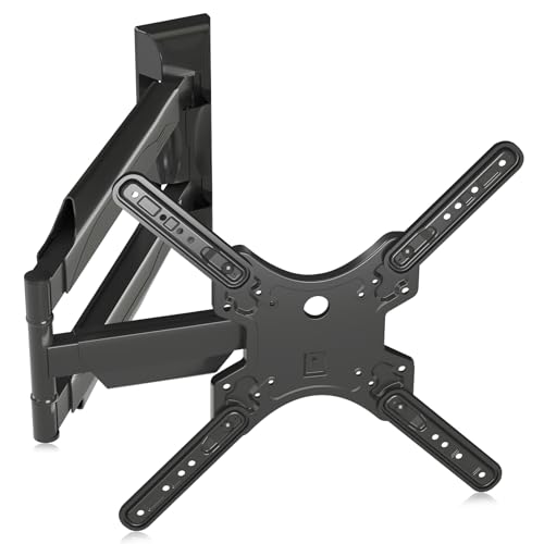 Suptek 55 TV Wall Mount Swivel Tilt Extend TV Wall Bracket for Most 32-55 inch Curved Monitor and Plasma TVs up to 31.8kg Adjustable Heavy Duty Wall Mount Max VESA 400x400mm