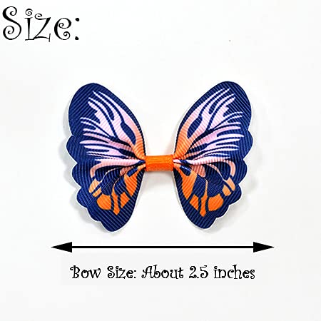 48PCS Multi-colored Dog Bows Hair Clips Pet Hair Clips Butterfly Hair Grooming Top Knots Pet Hair Bows Hair Accessories… - Image 2