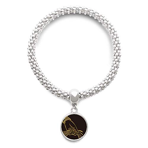 Bracelet bouddhisme cadeau femme pendentif religieux écharpe avec chaîne