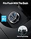 Anker 24W Car Charger Ladegerät, Mini Autoladegerät, 4.8A Duales USB Mit Blauem LED-Licht, Kompatibel Mit iPhone15/14/13, iPad Pro/Air 2/Mini, Galaxy und Mehr
